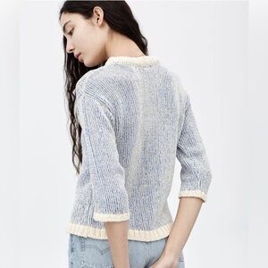 babaa jumper no. 1 size 2 grey, small knit sweater